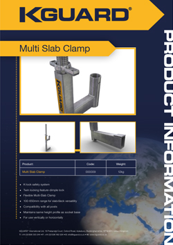 Multi Slab Clamp