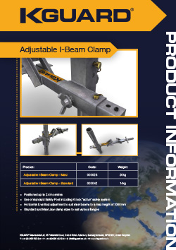 Adjustable i-Beam Clamp