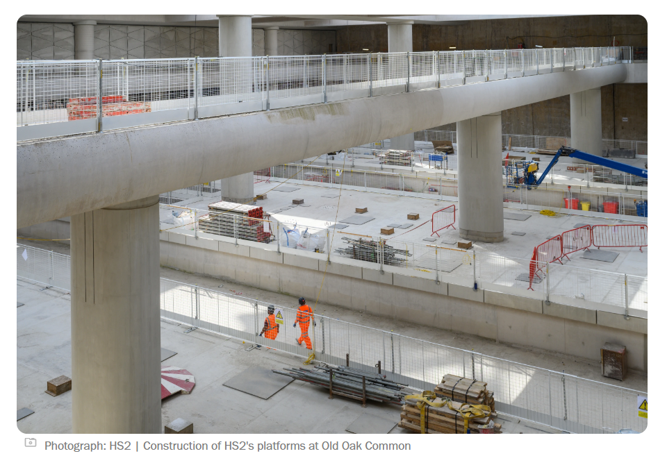 Old Oak Common utilising KGUARD Edge Protection products